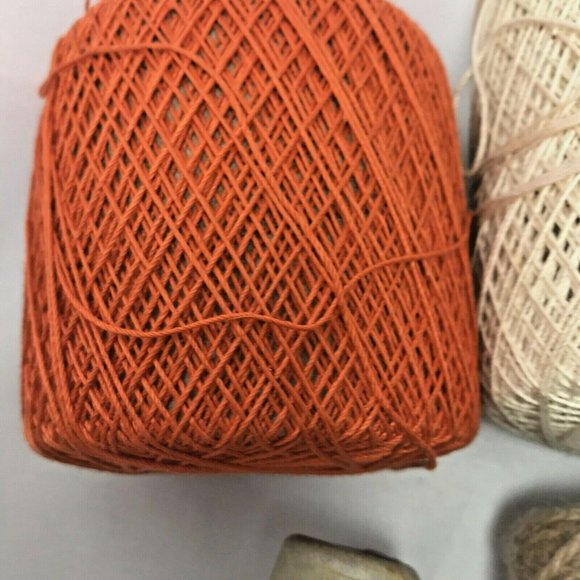 Vintage J.&P. Coats Knit Cro-Sheen Cotton And Random Wool Leftover Yarn - Picture 10 of 12